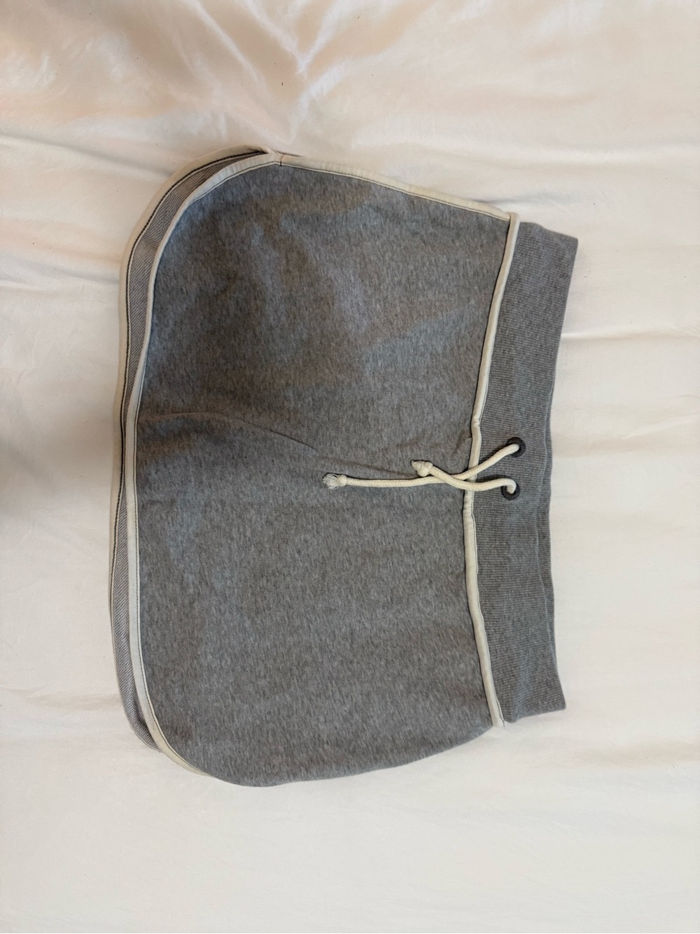 Urban Outfitters Gray Mini Skirt with White Trim
